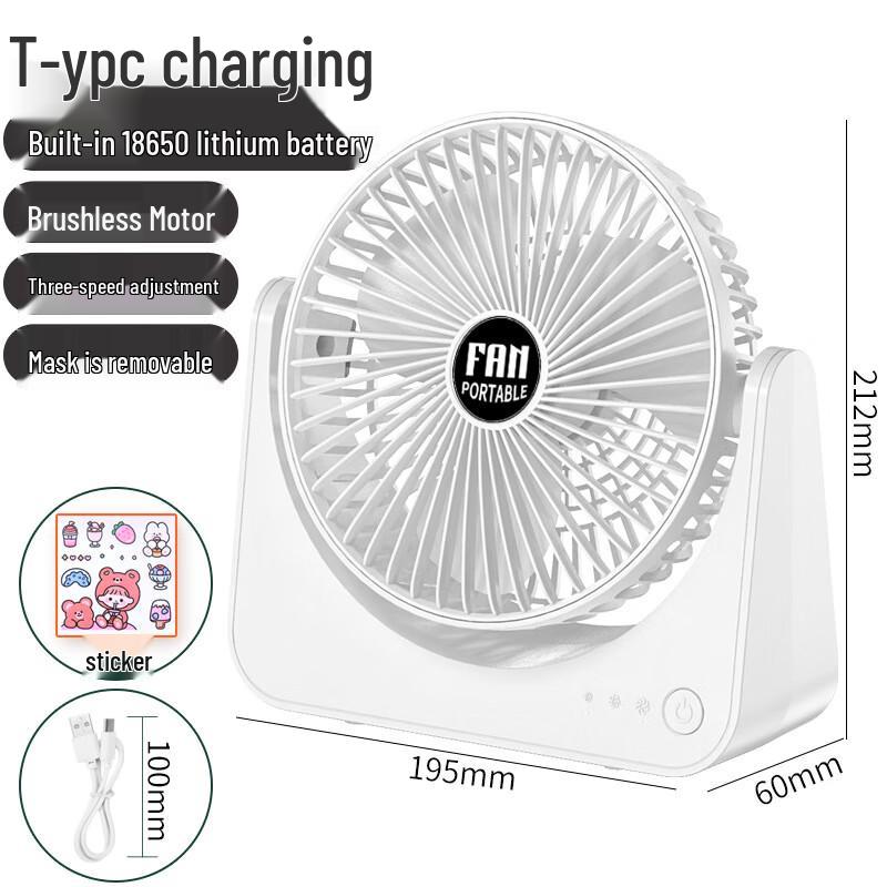 Whale 6-inch Desktop Circulation Fan