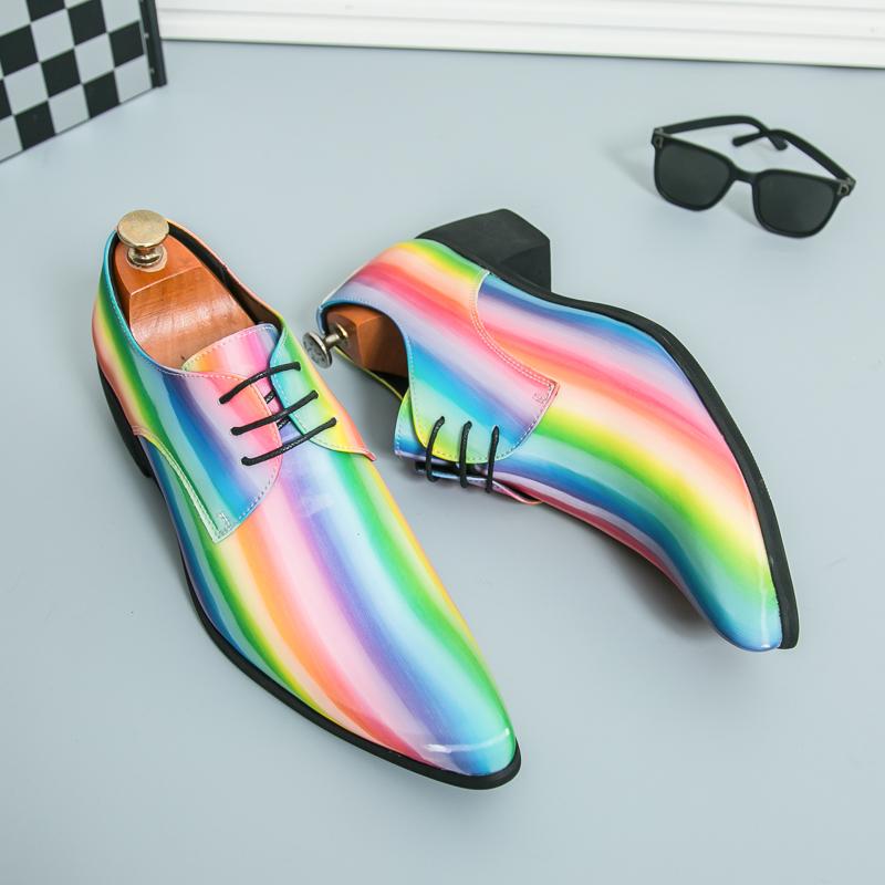 

Мода Мода Вечернее платье Кожаная обувь Мужчины Цвет Деловая Свадебная обувь Для Мужчины Клубы Формальная обувь Ручная работа Оригинальная дизайнерская обувь 38