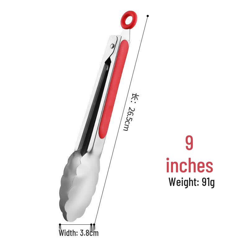Pinhengzuo Stainless Steel Anti-scalding Food Tongs