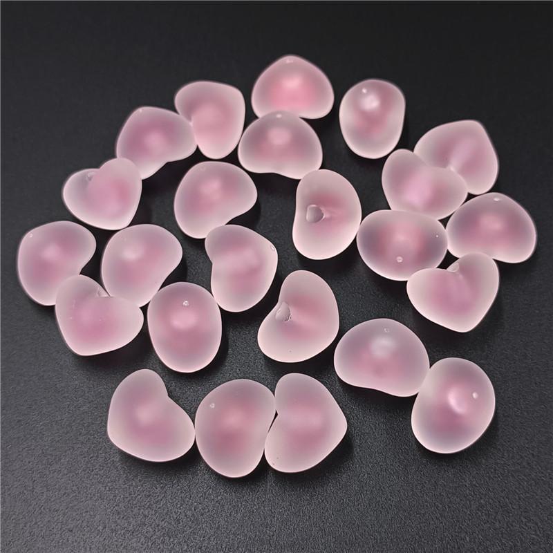 Candy Color Jewelry Accessories Making Acrylic Beads 10pcs Creative Single Eyelet Loose Beads Pendant Necklace Bracelet  Beads