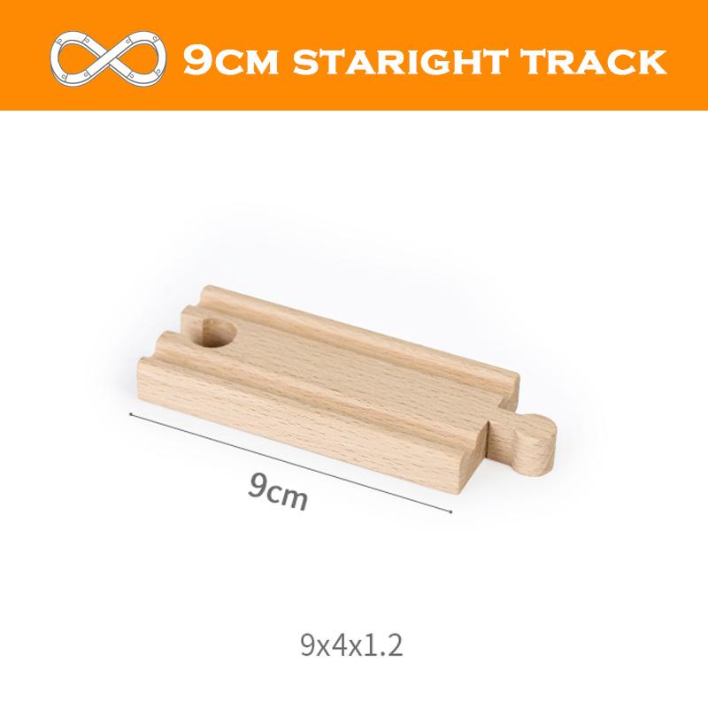 All Kinds Wooden Track Accessories Beech Wood Railway Train Track Toys Fit for Biro All Brands Wooden Tracks Toys for Kids Gifts