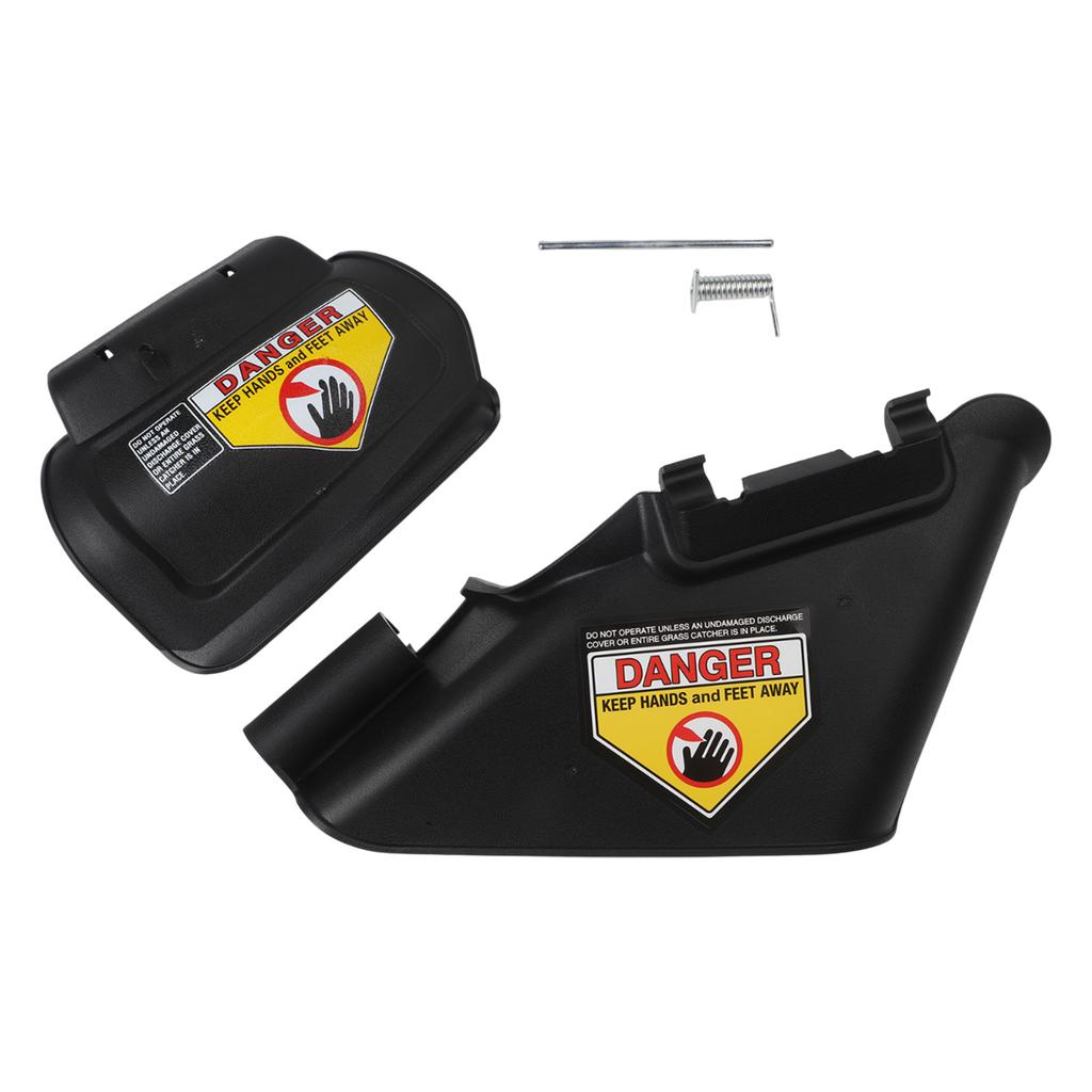 Reliable Side Discharge Chute and Hinged Mulch Assembly for 21 Inch Push Mowers TB110 TB130 TB200 TB230 Maintain Tidy Lawns