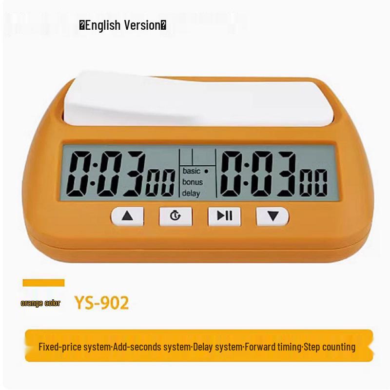 YS902 Silent Chinese Chess & Go Tournament Timer with Step Counter default