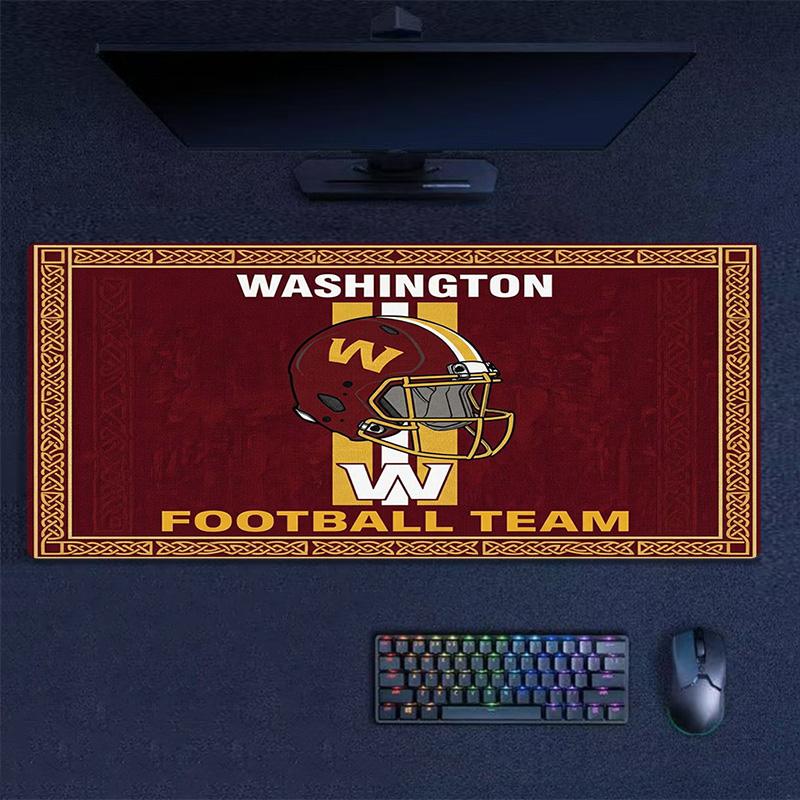Washington Redskins Color Mouse Pad Large Gaming Table Cushion Non-slip Laptop Tablet Big Mousepad XXL Mat Mini PC Playmat With Lock edge