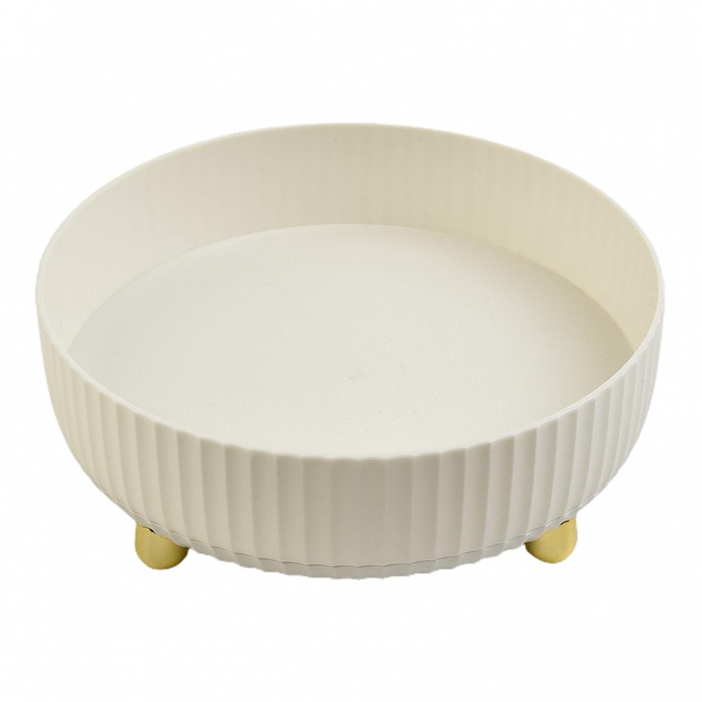 Weiß/Grün/Orange Drehteller 360° drehbar Haushalt