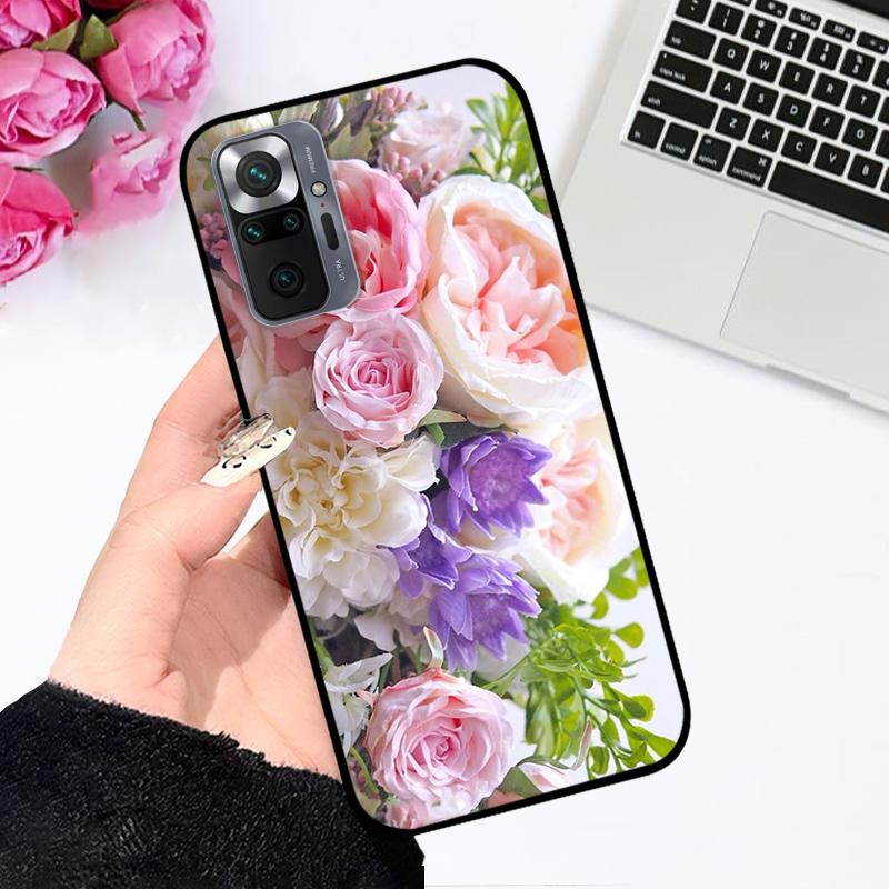 For Redmi Note 10 Pro Case M2101K6G Silicone Soft TPU Phone Shell For Xiaomi Redmi Note10 Pro Max M2101K6I Bumper Cover Fundas