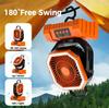 2026 Portable Outdoor Camping Fan with USB Charging and Power Bank, Head-Shaking Cooling Function