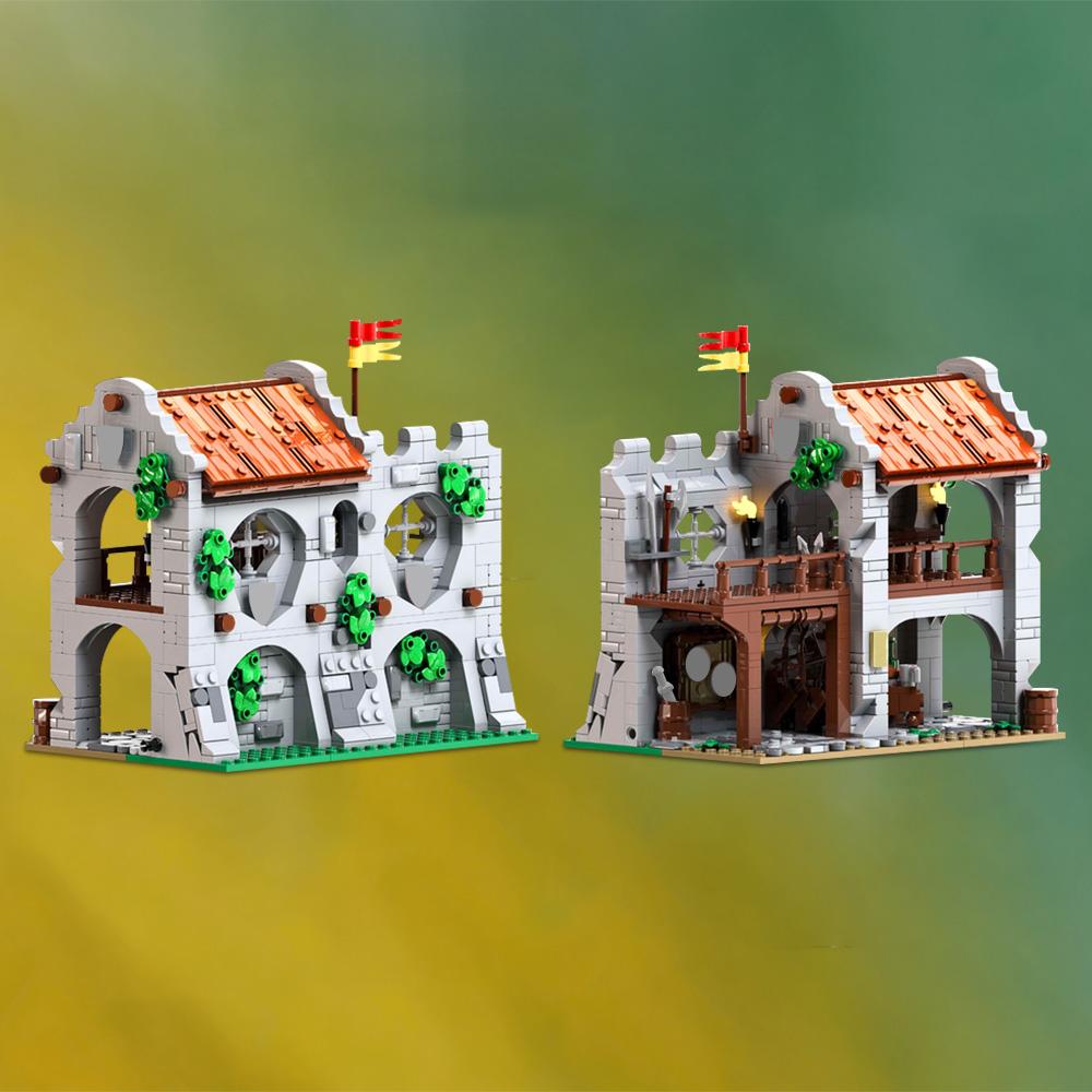 Gobricks MOC-212374 Archer's Rest (Castle Series No. 1) Building Blocks Toys Gifts