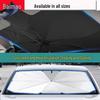 Multifunctional Silver-Coated Car Sunshade Umbrella for Windshield