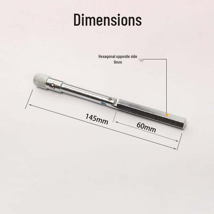 Динамометрический ключ TG с регулируемым шестигранным ключом и коромыслом