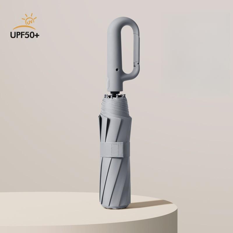 Umbrella Color Solid Automatic 10bone Windproof Rain Resistant Sunscreen Shade Dualpurpose Foldable Umbrellas Business Using
