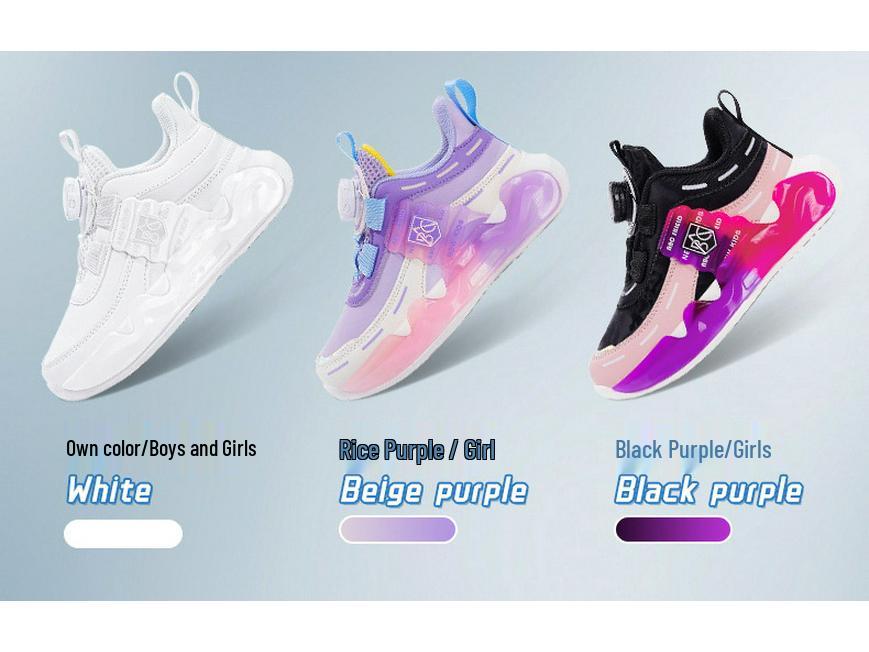 Girls' 2025 Autumn/Winter Cotton Sports Shoes - Thickened, Warm Running Shoes for Medium/Large Children.