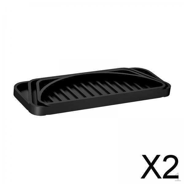 

2x Поддон для сбора капель воды из холодильника, Моющаяся подкладка для сбора пролитой жидкости в холодильнике, Быстросохнущая для кухни