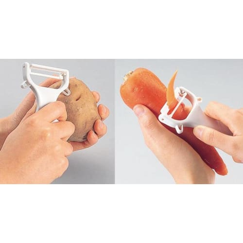 Shimomura Kogyo ACP-607 Ceramic Peeler, Made In Japan by Ajiwai Shokubo, Tsubame-Sanjo, Niigata