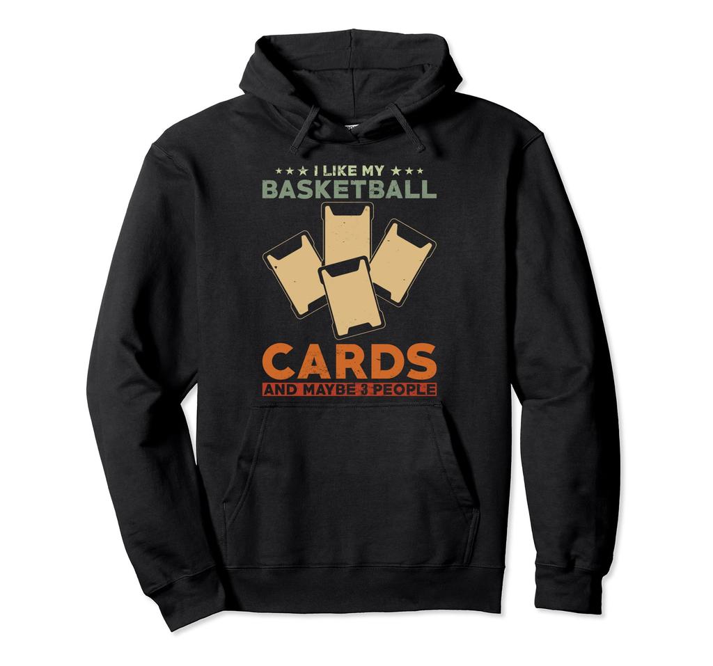 Trading Card Collector Sports Basketball Trading Card Hoodie