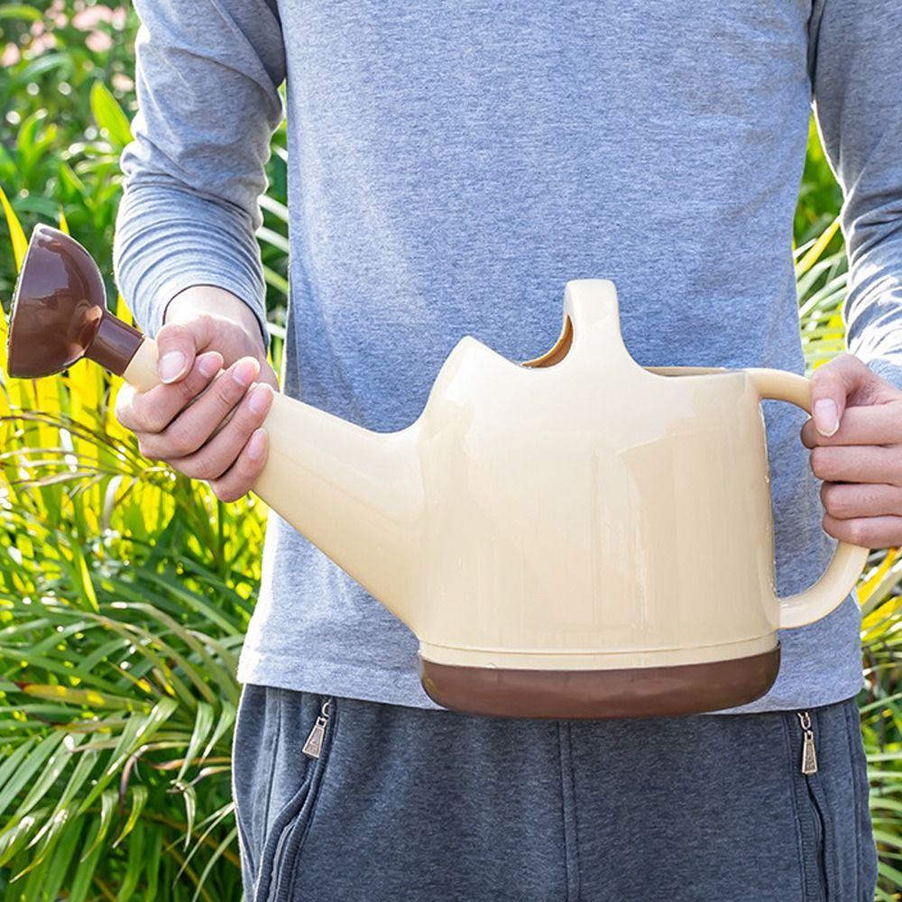 Large Capacity Watering Pot Thickened Long Spout Kettle Durable 4L Watering Can  Vegetable Planting