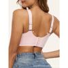 Comfortable Breathable Seamless Wide Strap Wireless Bra With Removable Pad For Daily Casual Wear