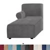 Velvet Chaise Longue Sofa Cover L Shape Stretch Sofa Bed Covers Non Slip Washable Remoavble Couch Slipcovers Furniture Protector