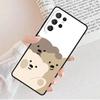 Kawaii Cute Bears Korean Phone Case For Samsung Galaxy S25 S23 S30 S8 S21 S20 FE S24 S22 Note 10 20 Plus lite Ultra