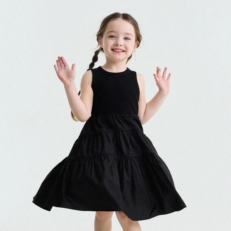 Girls' Summer Lightweight Sleeveless Princess Dress