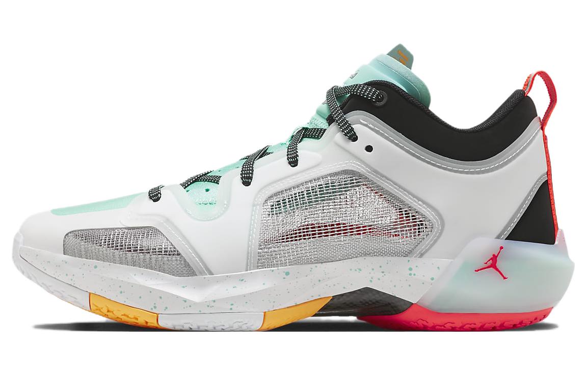 

Jordan Air Jordan 37 Basketball Shoes Unisex Low Top White/Green FB8486-130 35.5