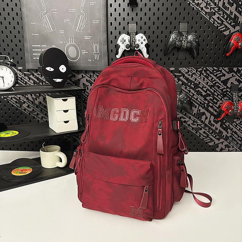 Schoolbag Multifunctional Wide Back Strap School Bag Junior High School Girls High School Boys Backpack College Student Travel Outdoor Backpack