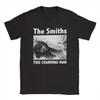 UnisexS The Smiths Morrissey This Charming per Maglietta Grafica Ispirata al Vintage Maglietta Nera con Stampa Bianca
