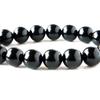 Og Onyx og Svart Agat Naturstein Kraftstein Indre 21cm Herre- Damearmbånd, 12mm, Omkrets ca.