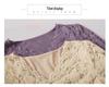 Women's V-Neck Lace Mesh Velvet Top - Long-Sleeve, Slim, Stylish for Autumn/Winter