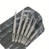 6Pcs/Set Stainless Steel Tweezers: Industrial Precision Repair Tool with Bent&Straight Tips, Ideal for Professional Repairs&DIY