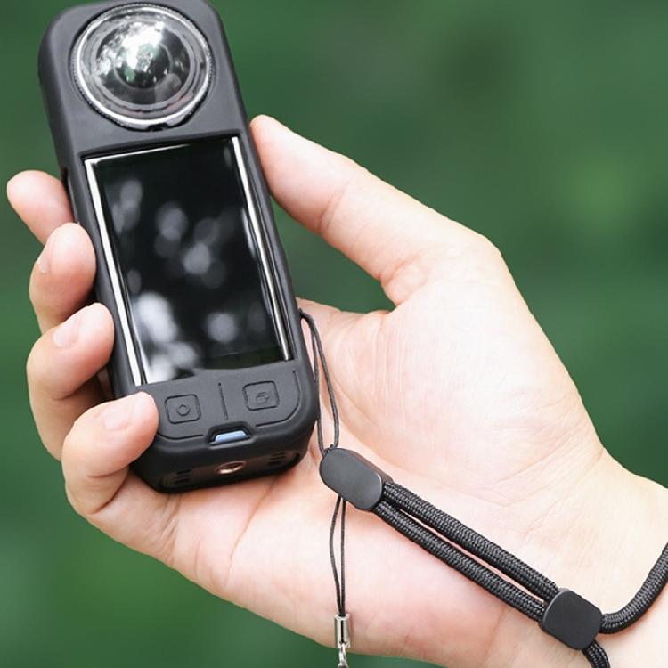 Camera Protective Cover With AntiScratch Silicone Lens Guard Detachable Wrist Strap For X5 Camera Active life Use