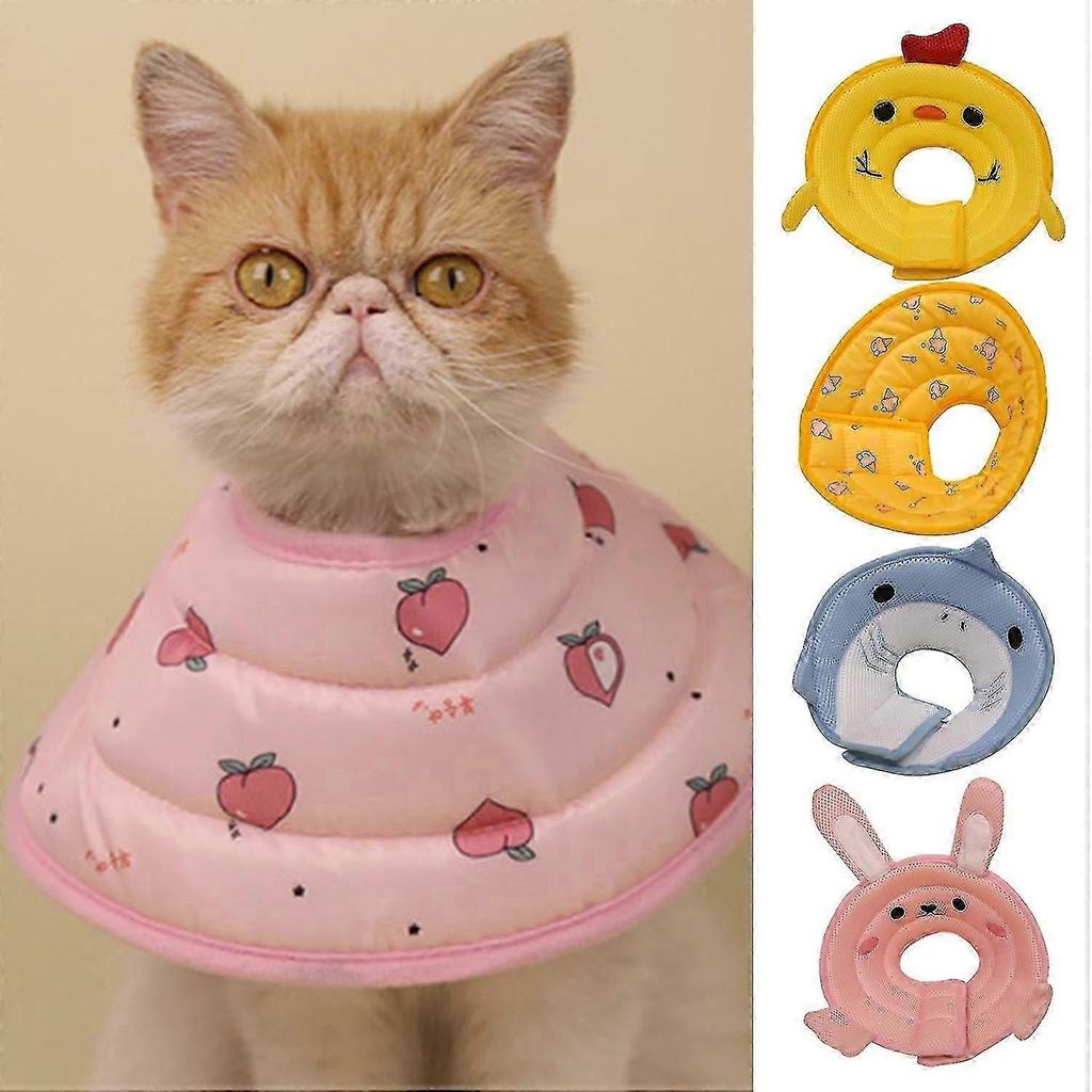 Recovery Cone Shape Good Flexibility Adorable Fastener Tape Mesh Anti-bite Pet Recovery Neck Collar