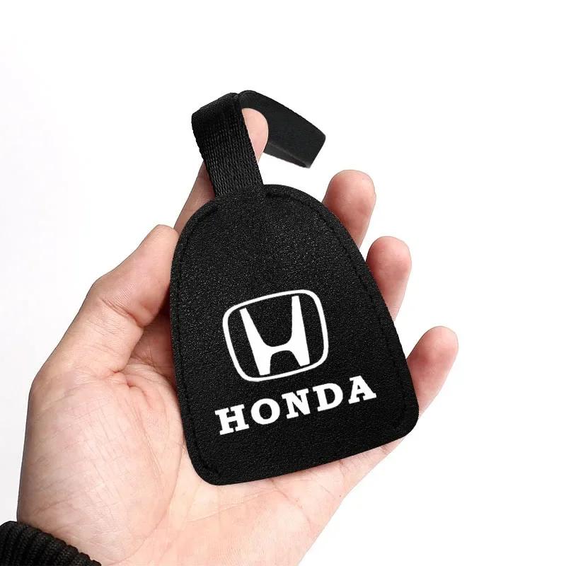 Car Hot 2025 1/2pcs Leather Car Seat Back Hooks Portable Hanging Bag Rack For Honda Civic Odyssey Vezel Accord Pilot Fit XRV CRV