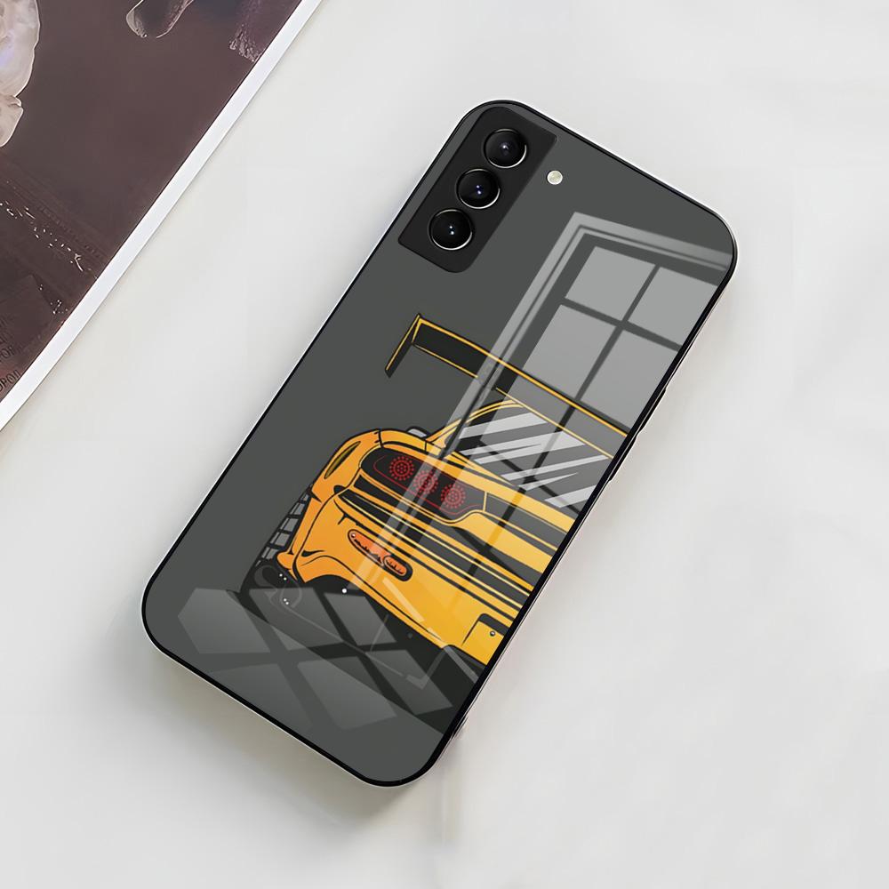 

Японський JDM Дрифт Автомобіль Чохол для Телефону Для Samsung A56 A36 A26 A16 A15 A25 A35 A55 A14 A34 A24 A54 Скляний Чохол Samsung A26
