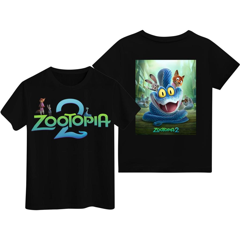 Children's Casual Fashion Cartoon Print Short-sleeved T-shirt Top