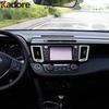 For Toyota RAV4 RAV 4 2016 2017 2018 Matte Car Front Center Air Condition Vent Outlet Cover Trim Interior Moulding Accessories