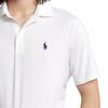 Polo Ralph Lauren SS24 Ribbed Embroidered Short Sleeve Polo Shirt Men tops White 710864868-004