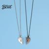 Ensemble Collier Pendentif Cœur d'Ange 1 Collier assortis pour Couple Magnétique