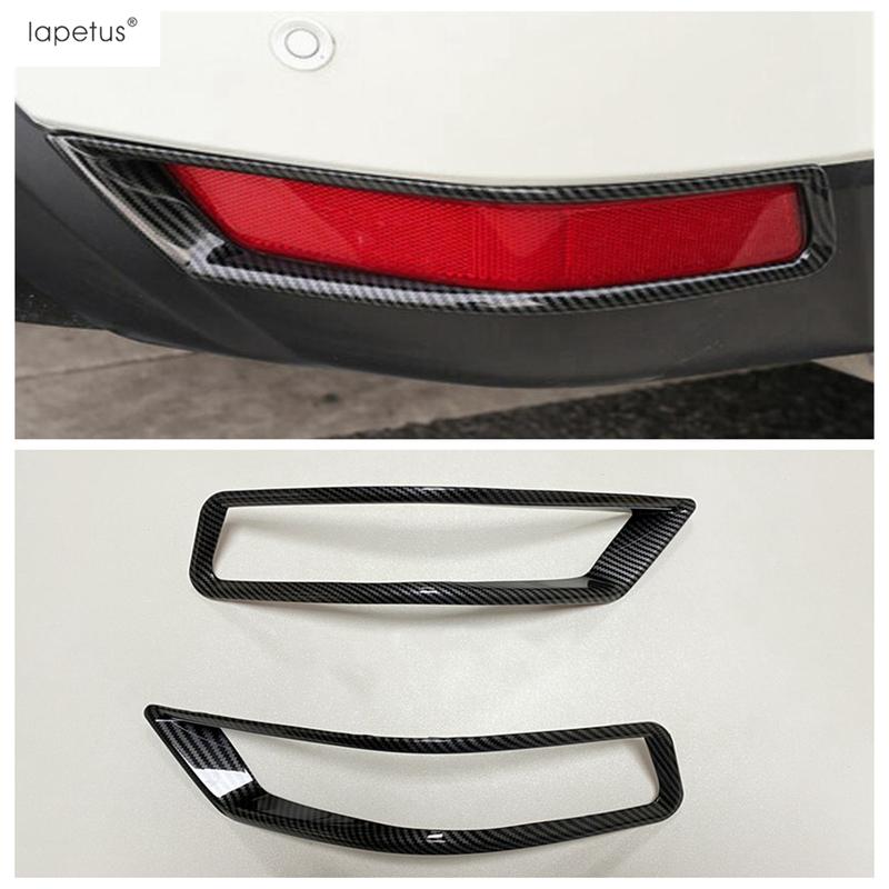 Car Front Rear Fog Lights Lamps Eyebrow Frame Decoration Cover Trim Accessories For Nissan X-Trail X Trail T32 Rogue 2017 -