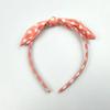 Polka Dot Hairband Ribbon Pink Headband