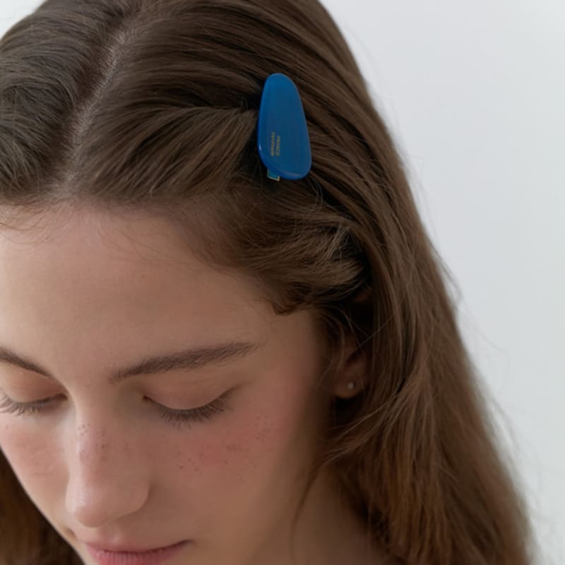 

CARRY BARRETTE Carry Barrette Pebble Hair Clip Set Yellow-Dark Leopard