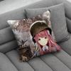 Cute SSayorisS DDLC Creative patterned pillowcases for interior decoration office living room home
