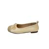 Beige High-end British Style Flat-bottomed Ballet Women's Shoes 2025 New Summer Skirt Versatile Mary Jane Single Shoes