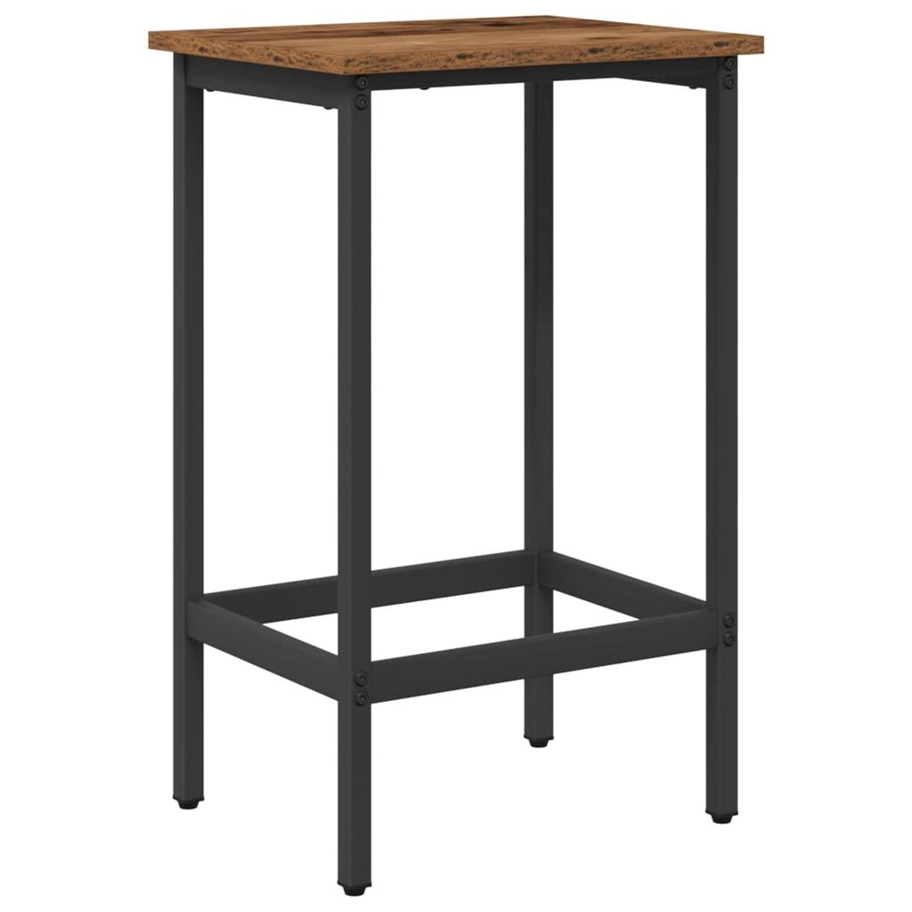 Bar Stool Reclaimed Wood 40 X 32 X 64 Cm Engineered Wood