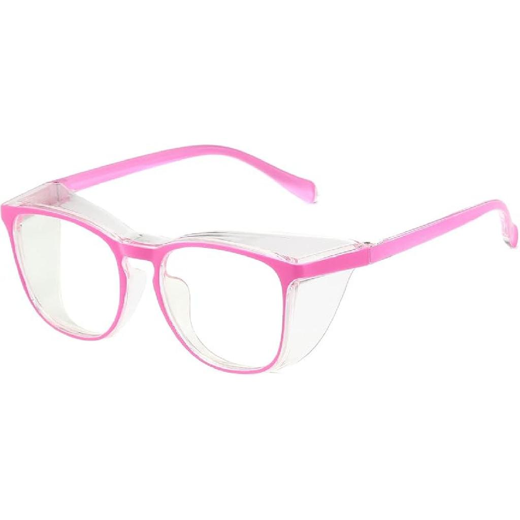 Schutzbrille für Männer Frauen Krankenschwestern Antibeschlag Stilvoll Modisch Bequeme Brille mit Seitenschutz Augenschutz für Erwachsene