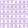 SANRIO Custom Letter Parts (Maipachirun Series) Purple 208752