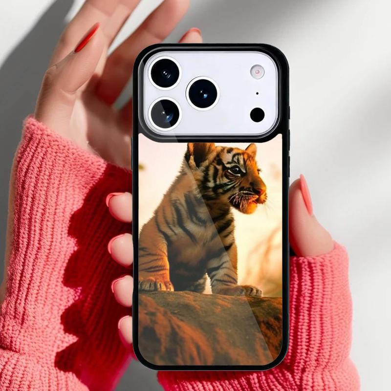 Zoo Animals 1 Tiger Cubs Phone Case for iPhone 17 Air 16e 15 14 13 Pro Max Back Cover for 12 11 Pro Coque