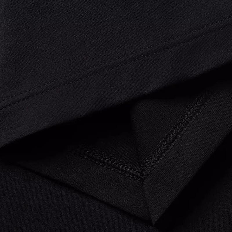 Li-Ning Sommer Rundhals Kulturhemd Einfarbig Bequem Mode Kurzarm T-Shirt Herren T-Shirts Schwarz AHSV049-1