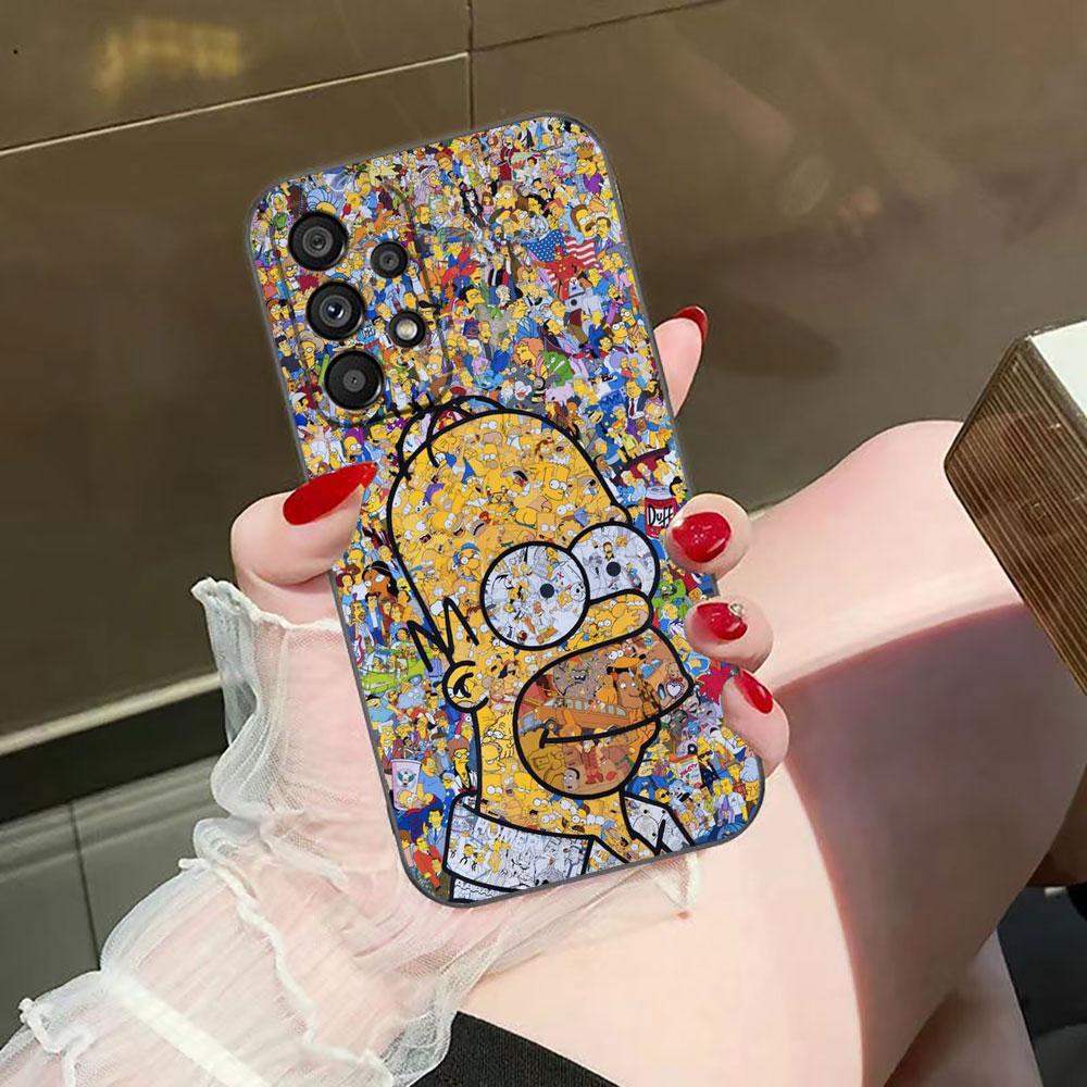 Cute Baby The S-Simpsons Phone Case For Samsung Galaxy A72 A71 A55 A54 A53 A52 A42 A35 A34 A33 A32 A23 A22 A21S A20S Case Funda