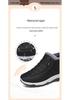 Women's Winter Cotton Boots: Fleece Lined, Thickened, Warm, Short Snow Boots, Plus Size Available.